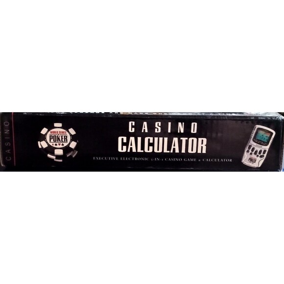 World Series of Poker Casino Calculator Electronic 5-in-1 Casino Game - Picture 3 of 6